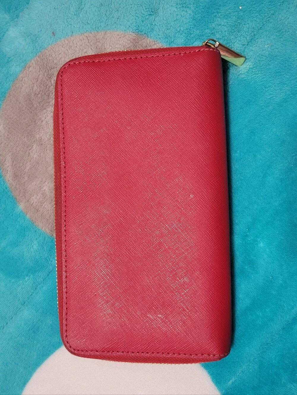 Tory Burch Red Tote Bag And Wallet